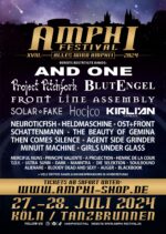 Amphi – Festival 2024, 27. – 28.07.2024, Köln Tanzbrunnen